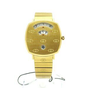 Authentic Gucci Watch YA157403 35mm Womens Whites X Gold mn698-121225